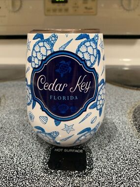 Florida Blue Turtle Stemless Wine Tumbler